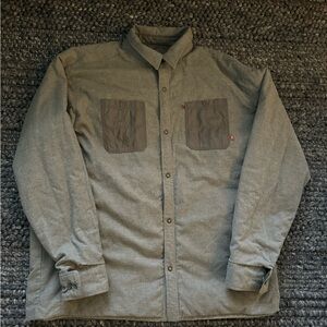 Simms Confluence Grey Jacket Reversible Size XL Men’s Outdoor Fishing Hiking